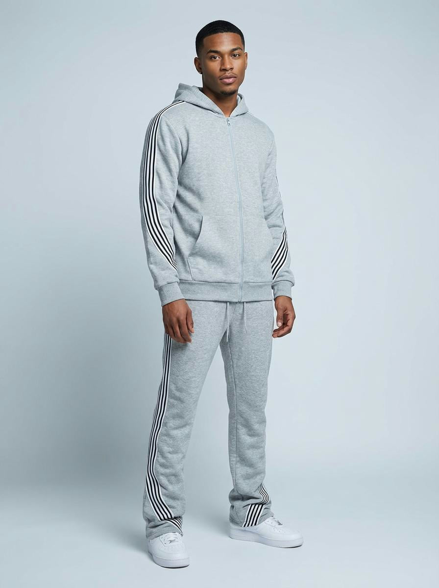 Stripe Stack Fleece Pants