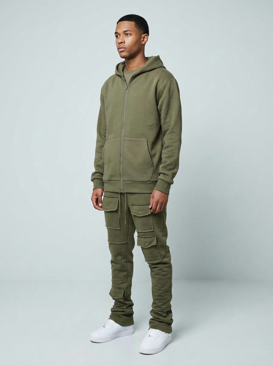 Cargo Stack Fleece Pants