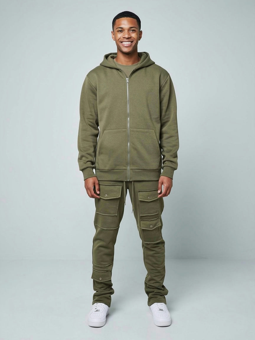 Cargo Stack Fleece Pants