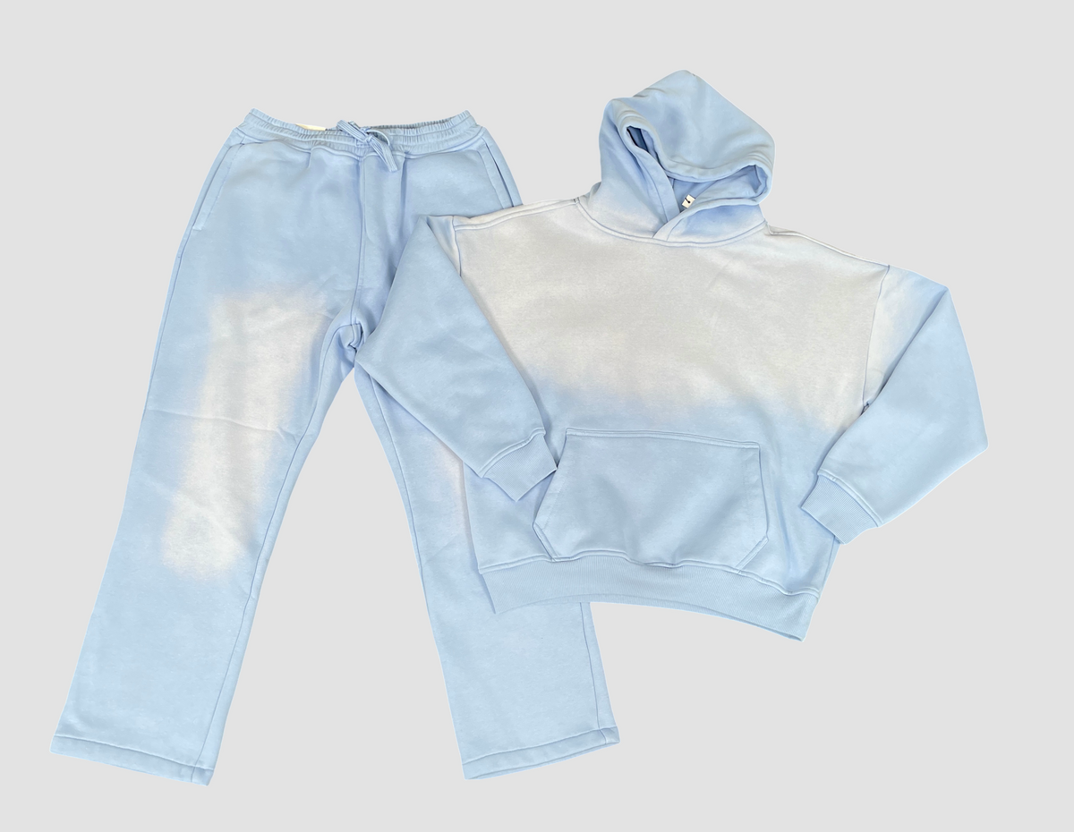 Sundried Oversized Fleece Set - Lt Blue