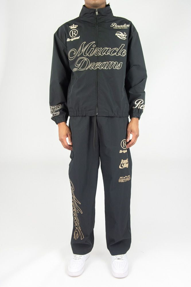 Miracle Dreams Windbreaker Set - Black