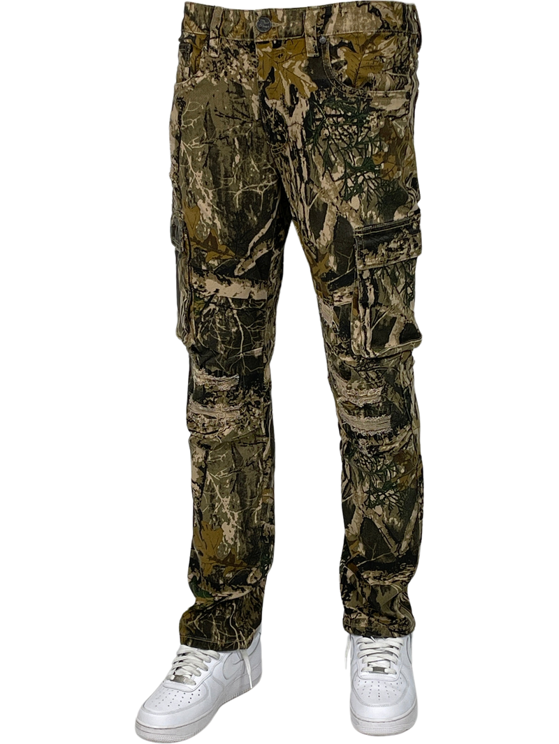 Men's Big & Tall Tree Camo Cargo Pants — alternate view