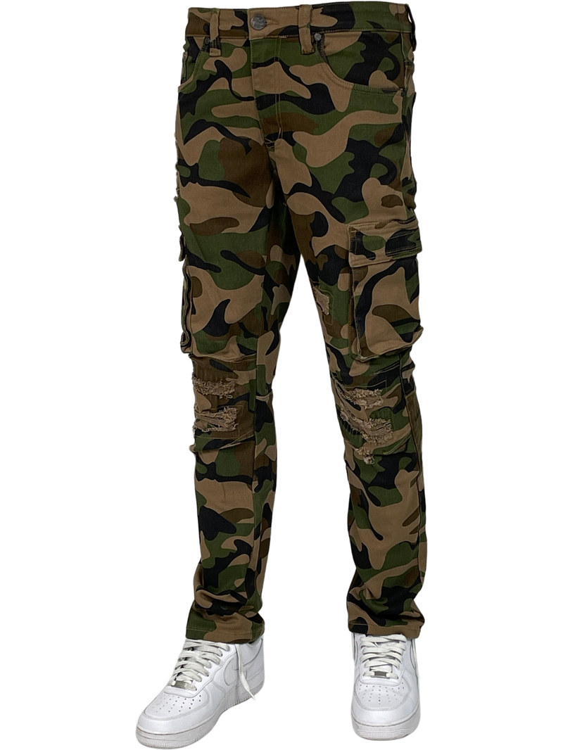 Camo Cargo Pants - Woodland