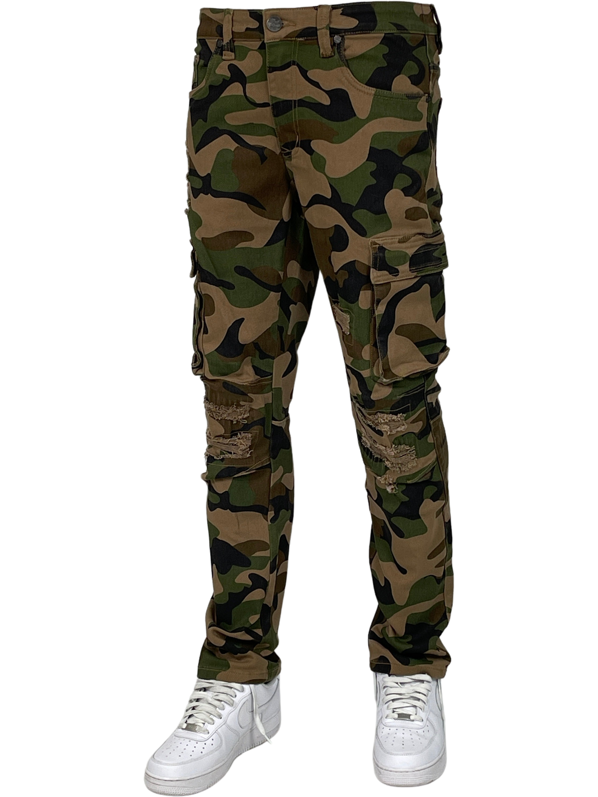 B&T Camo Cargo Pants - Woodland