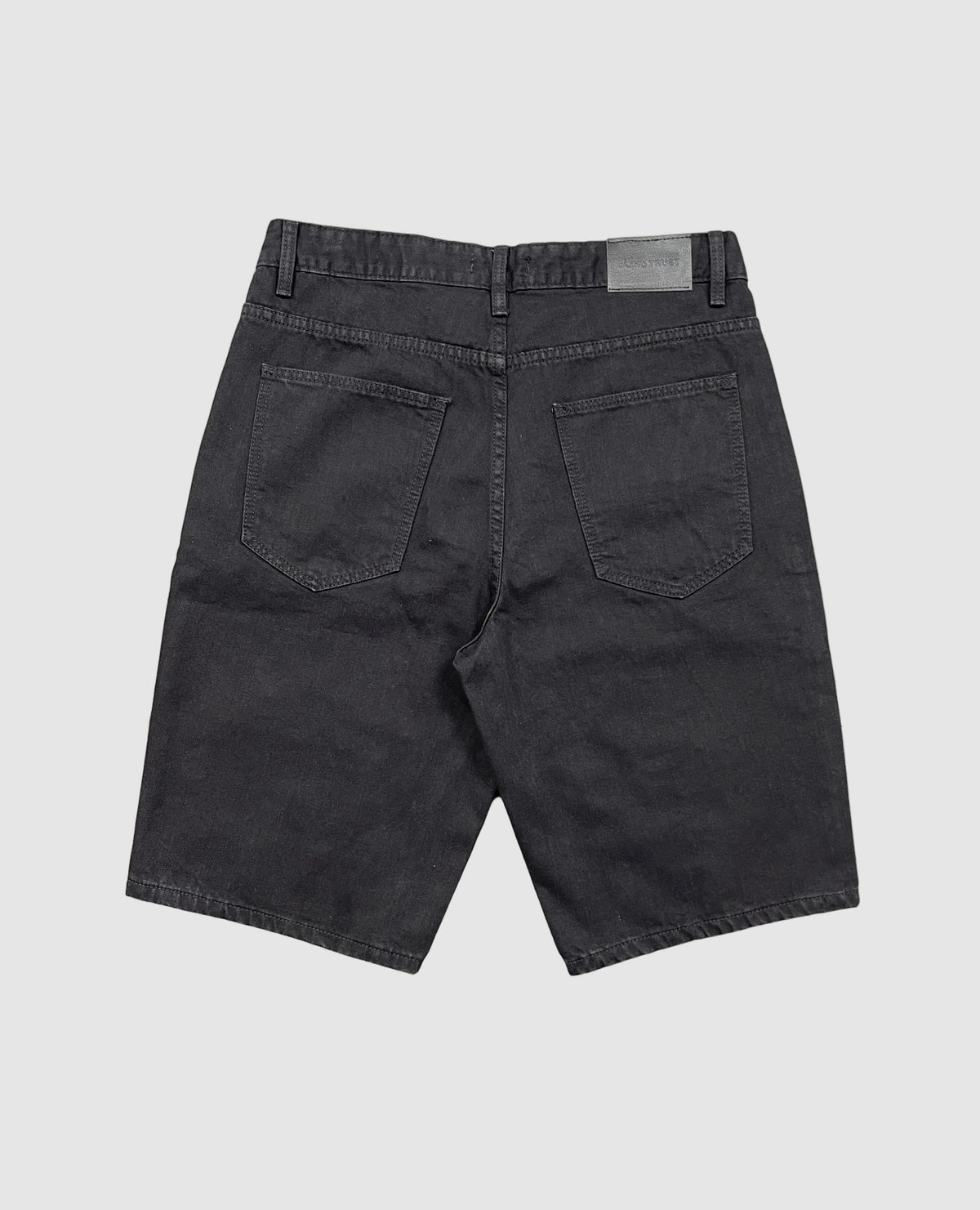 Rhinestone/Plaid Denim Short