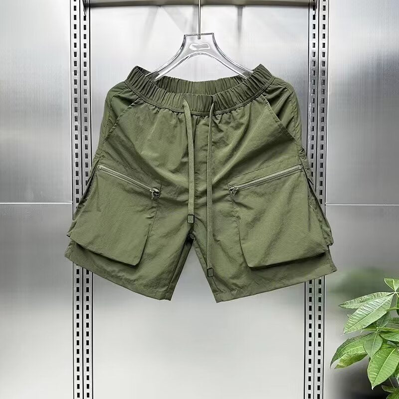 Men's Sports Thin Section Loose Casual Quick-drying Fifth Pants Cargo Shorts