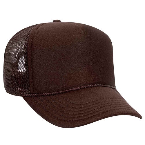 Foam Front Trucker Cap - Brown