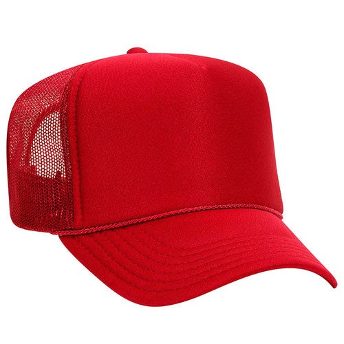 Foam Front Trucker Cap - Red