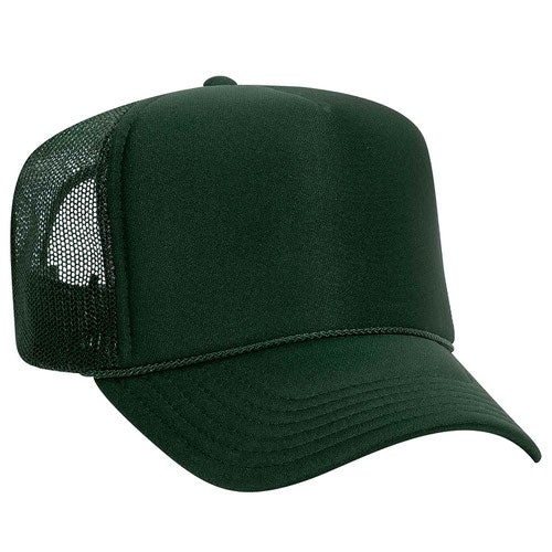 Foam Front Trucker Cap - Hunter Green