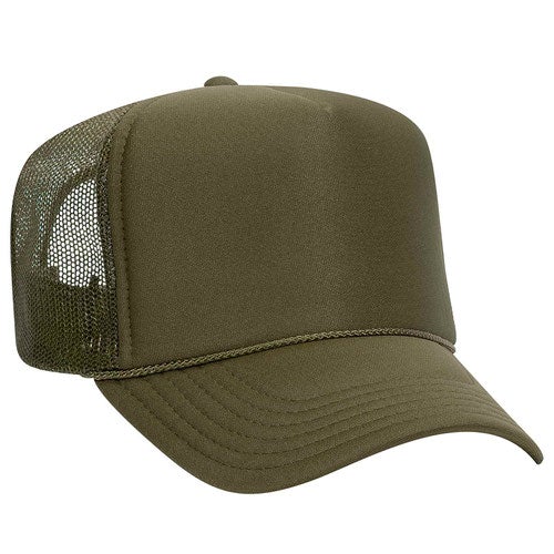 Foam Front Trucker Cap - Olive