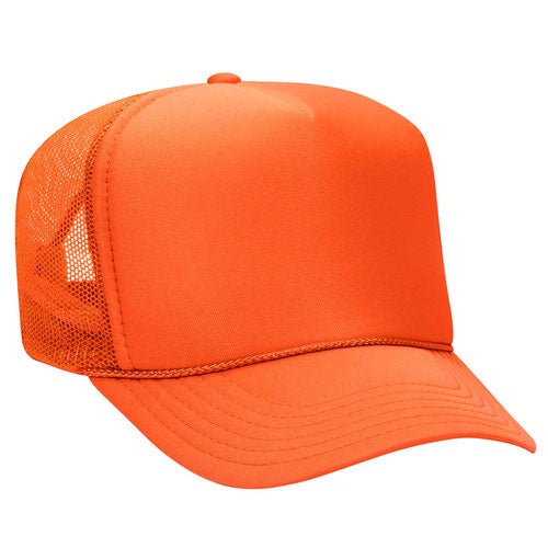 Foam Front Trucker Cap - Orange