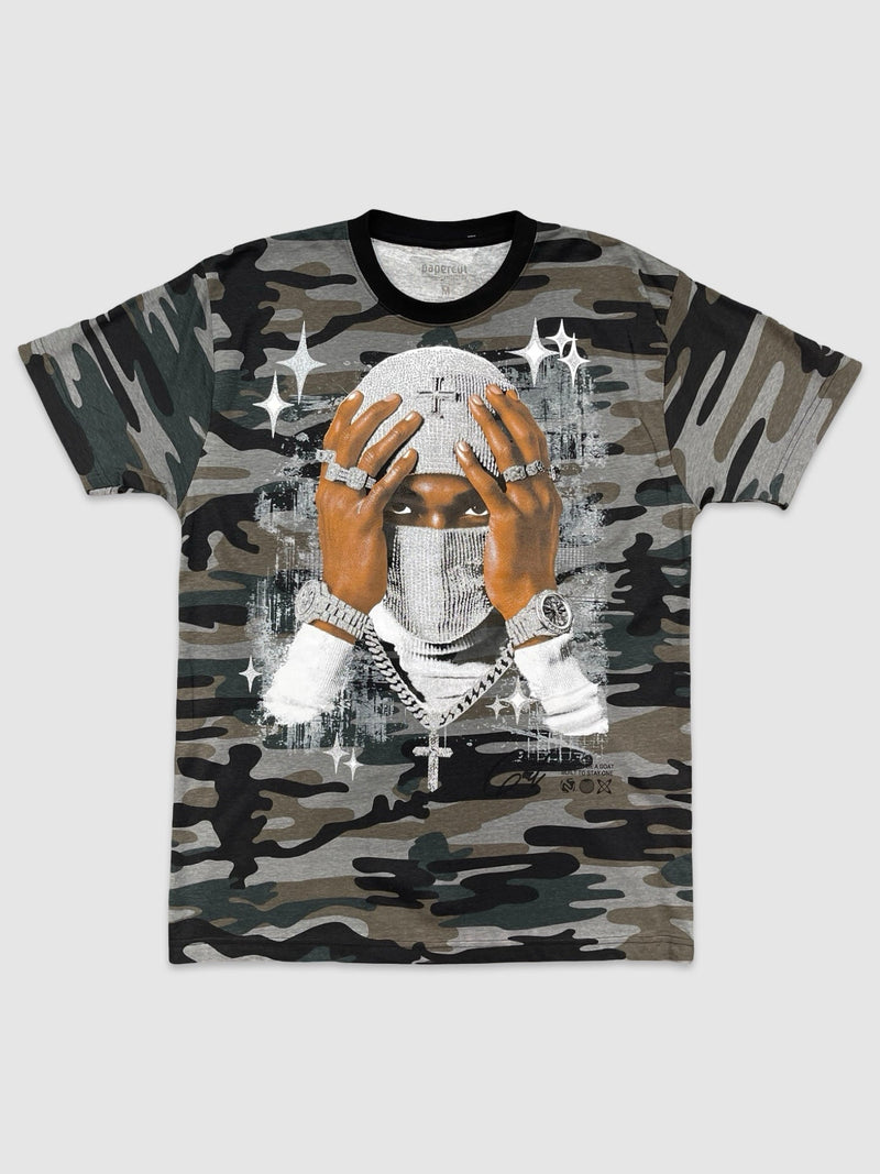 Born To Be A Goat Camo SS Tee — alternate view