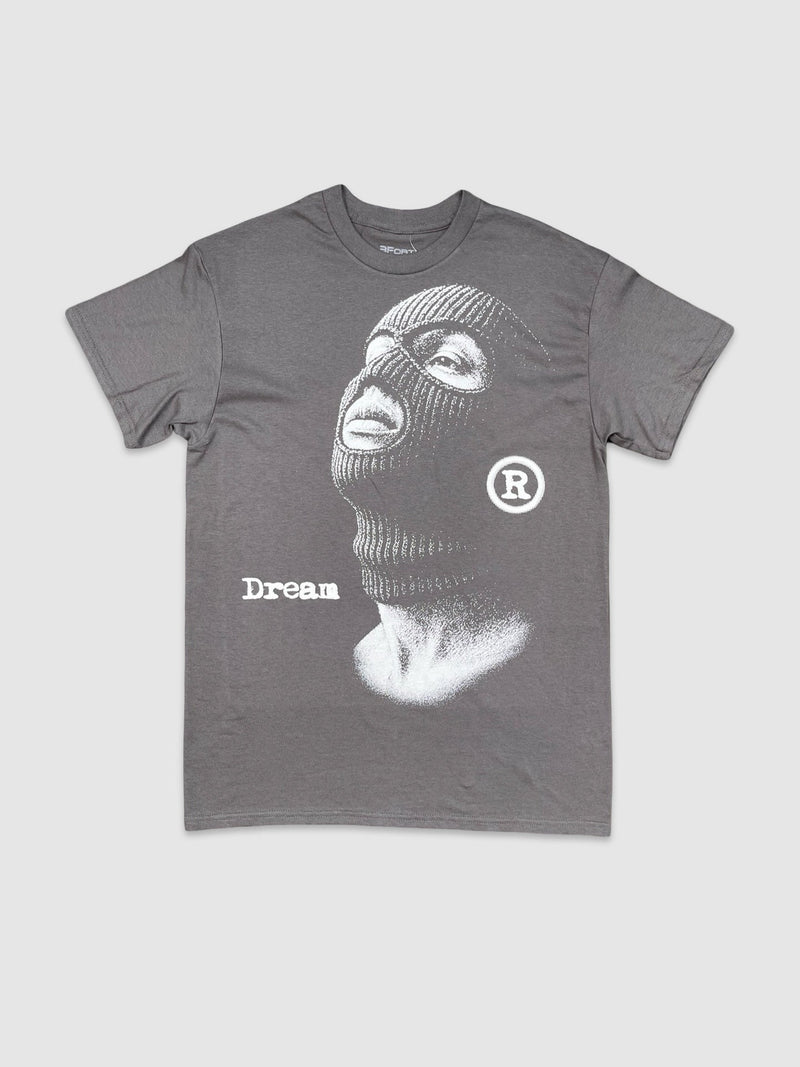 Dream Mask SS Tee - Charcoal