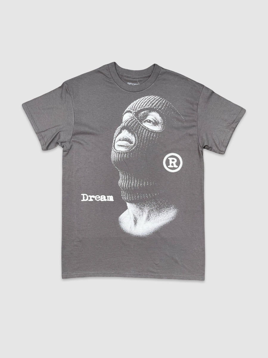Dream Mask SS Tee - Charcoal