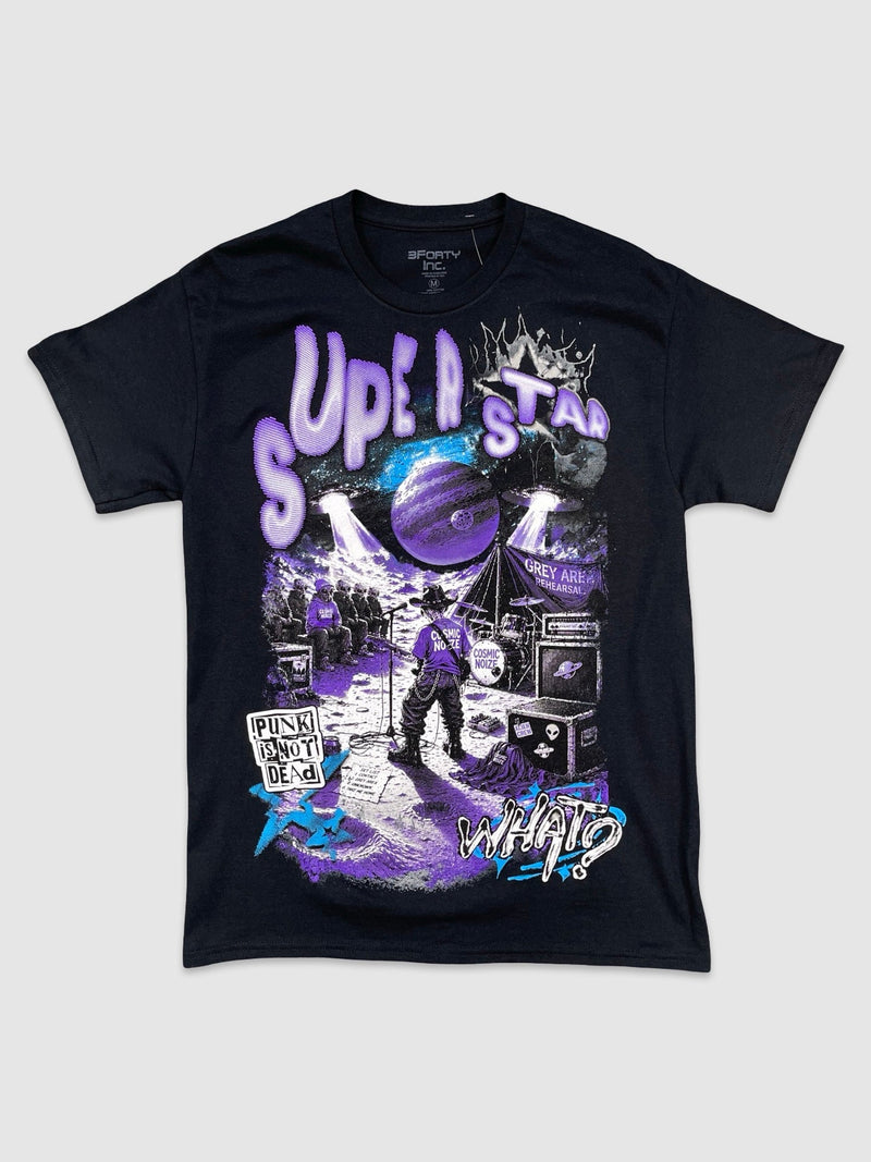 B&T Super Star SS Tee - Black