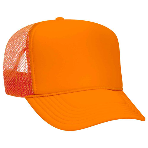 Foam Front Trucker Cap - Neon Orange