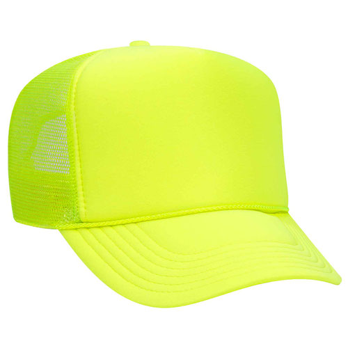 Foam Front Trucker Cap - Neon Yellow