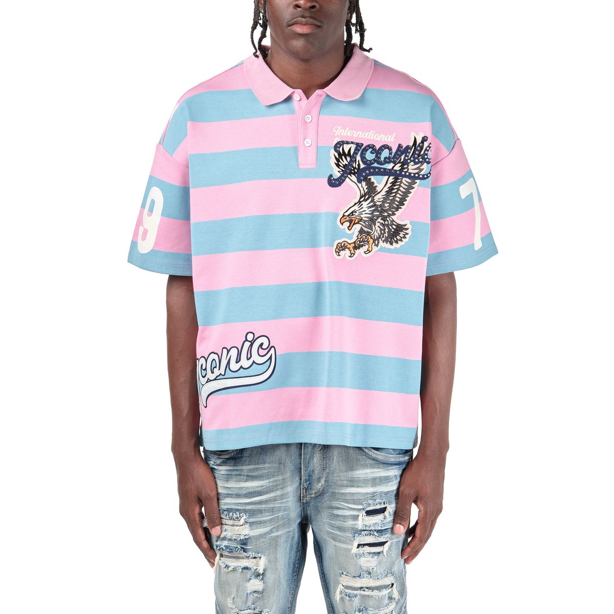 Iconic Rugby Polo - Pink
