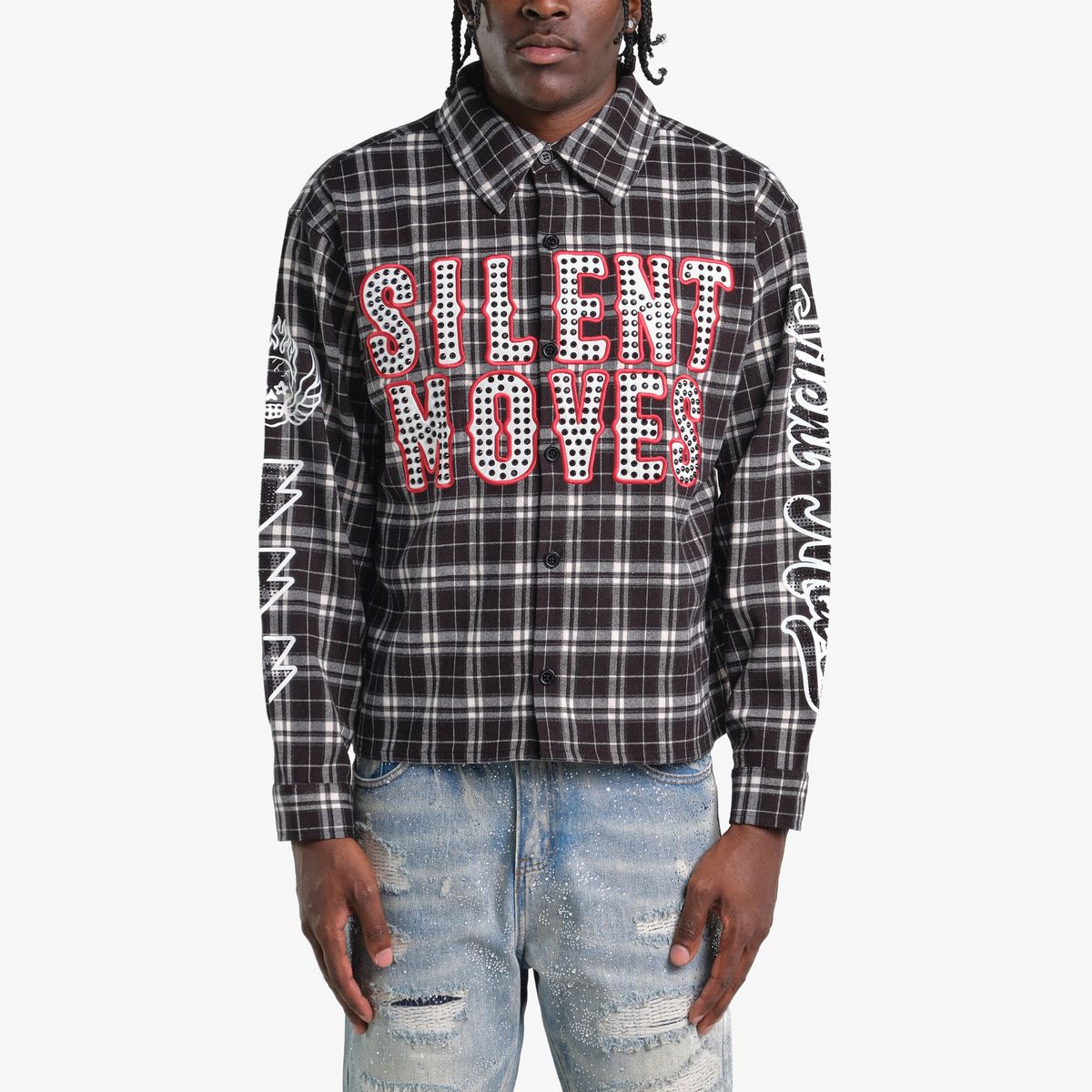 Silent Moves LS Button Up - Black