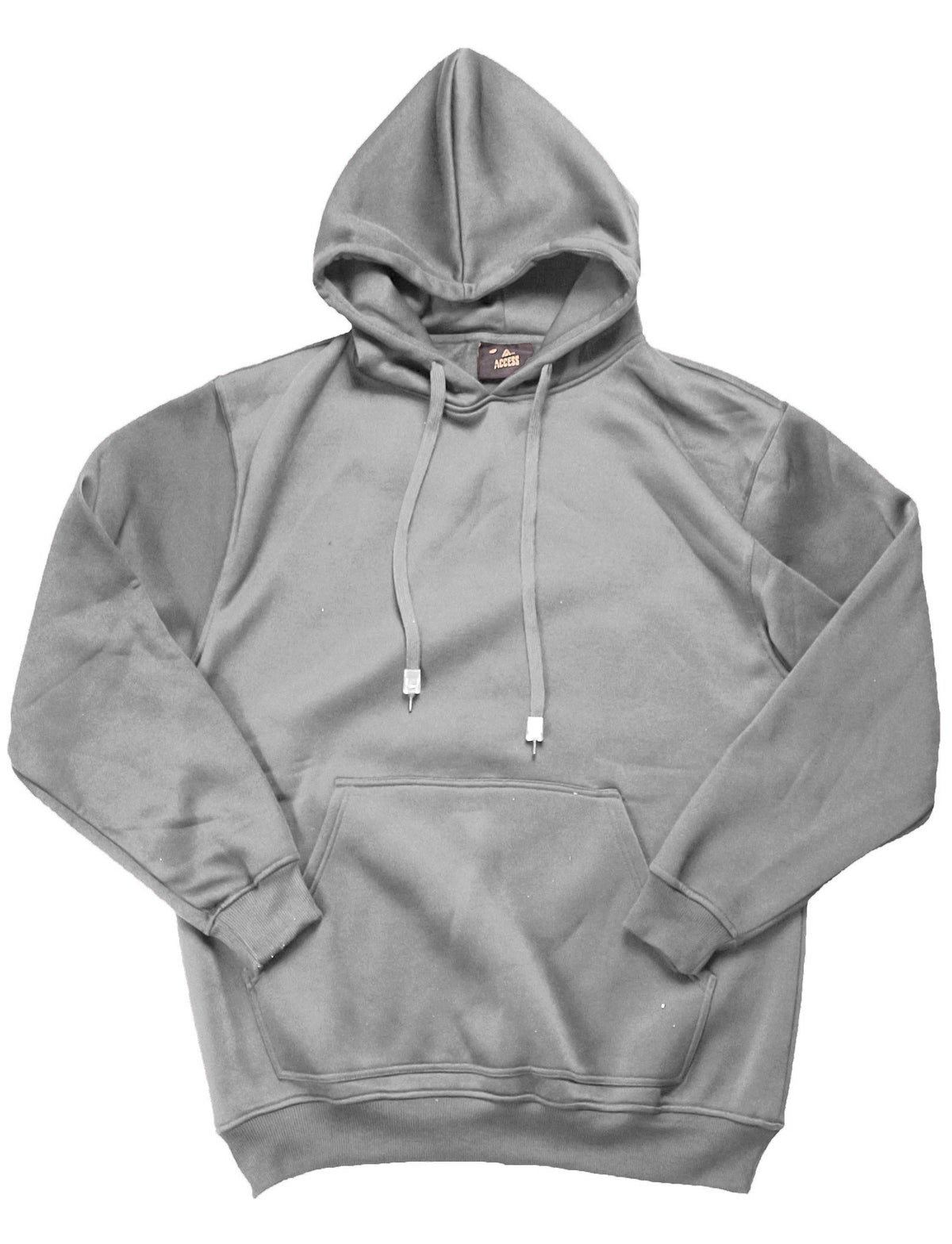 Fleece Pullover Hoody - Lt Gray