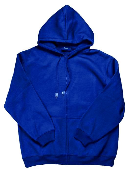 Fleece Zipdown Hoodie - Royal