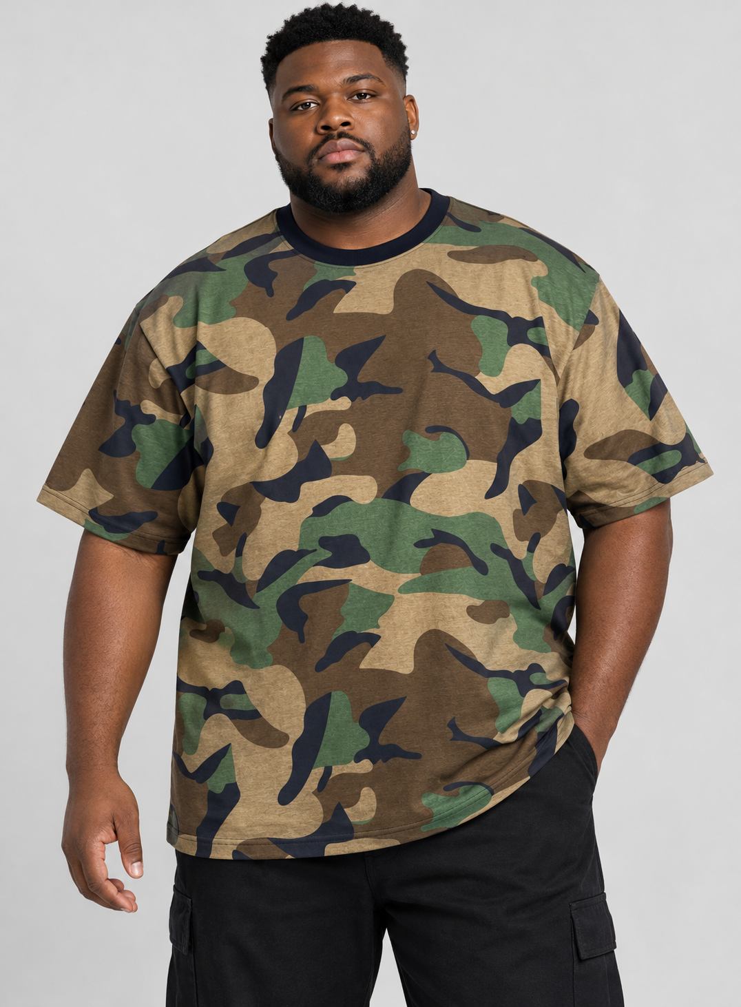 Men's Big & Tall Camo Short Sleeve Tee