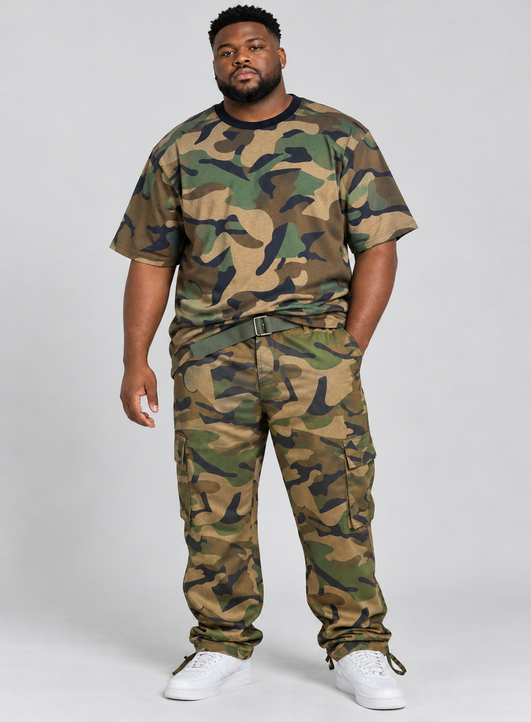 Men's Big & Tall Camo Short Sleeve Tee