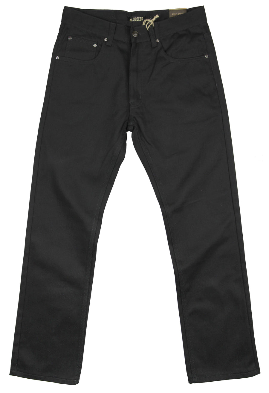 Big & Tall Twill Pants - Black