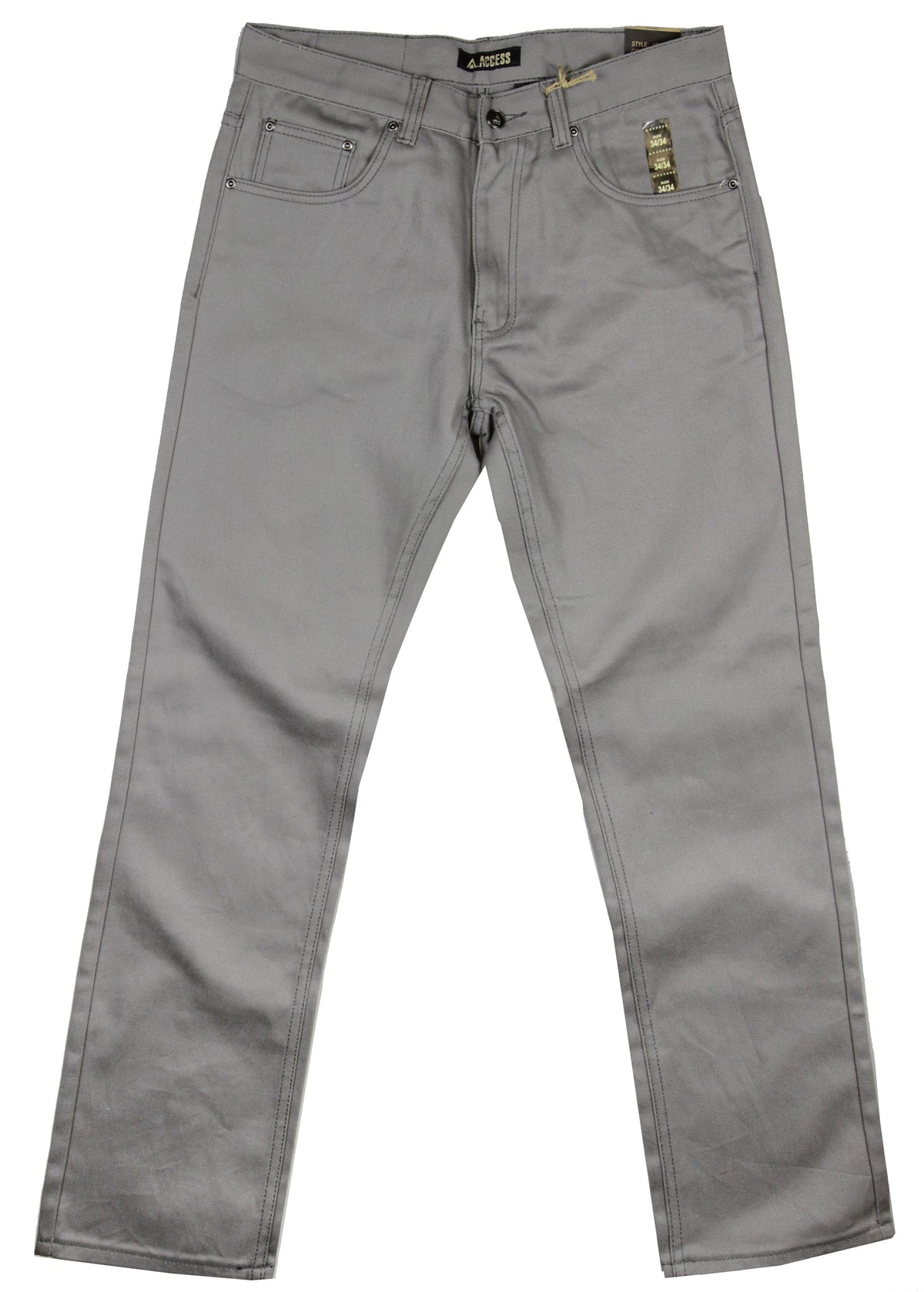Big & Tall Twill Pants - Lt Gray