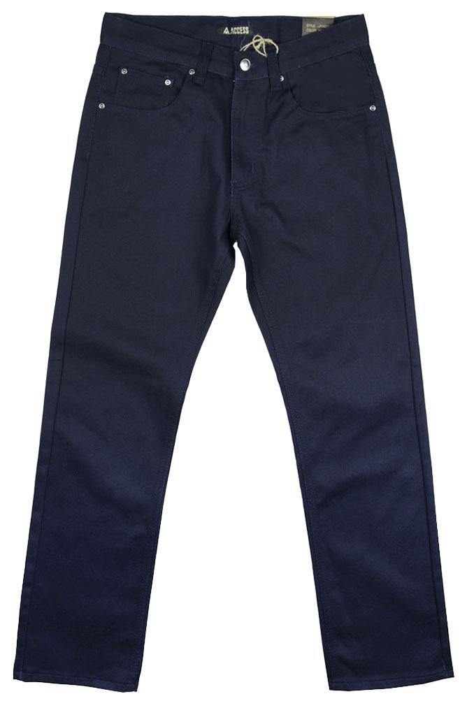 Big & Tall Twill Pants - Navy