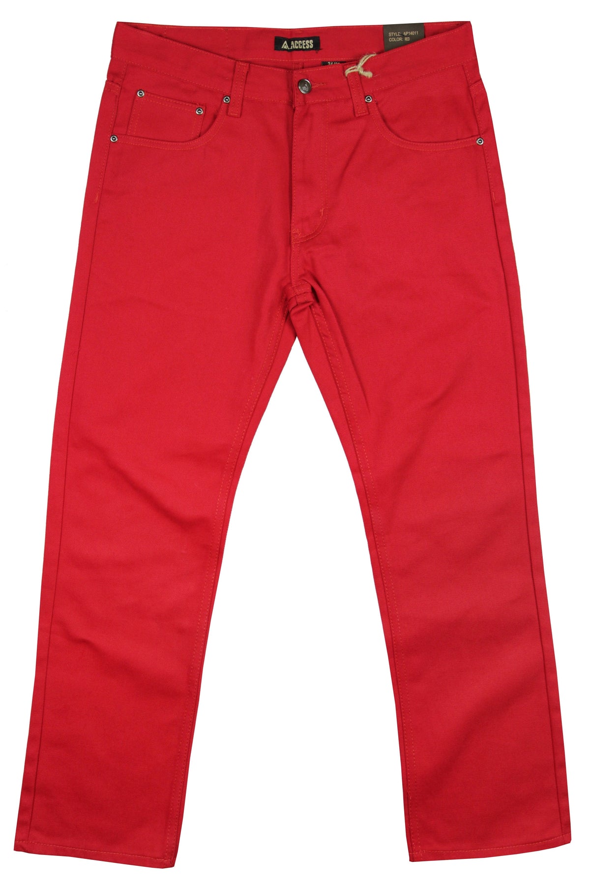 Twill Pants - Red