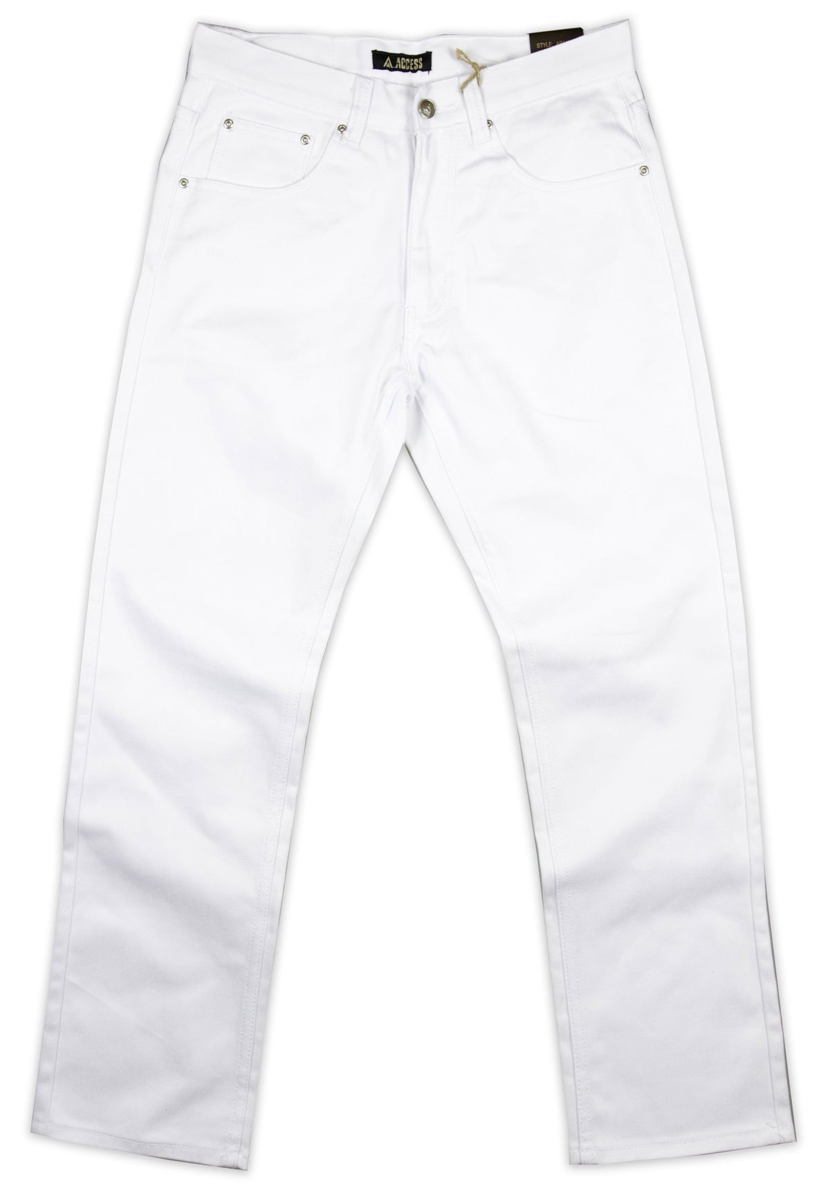 Big & Tall Twill Pants - White