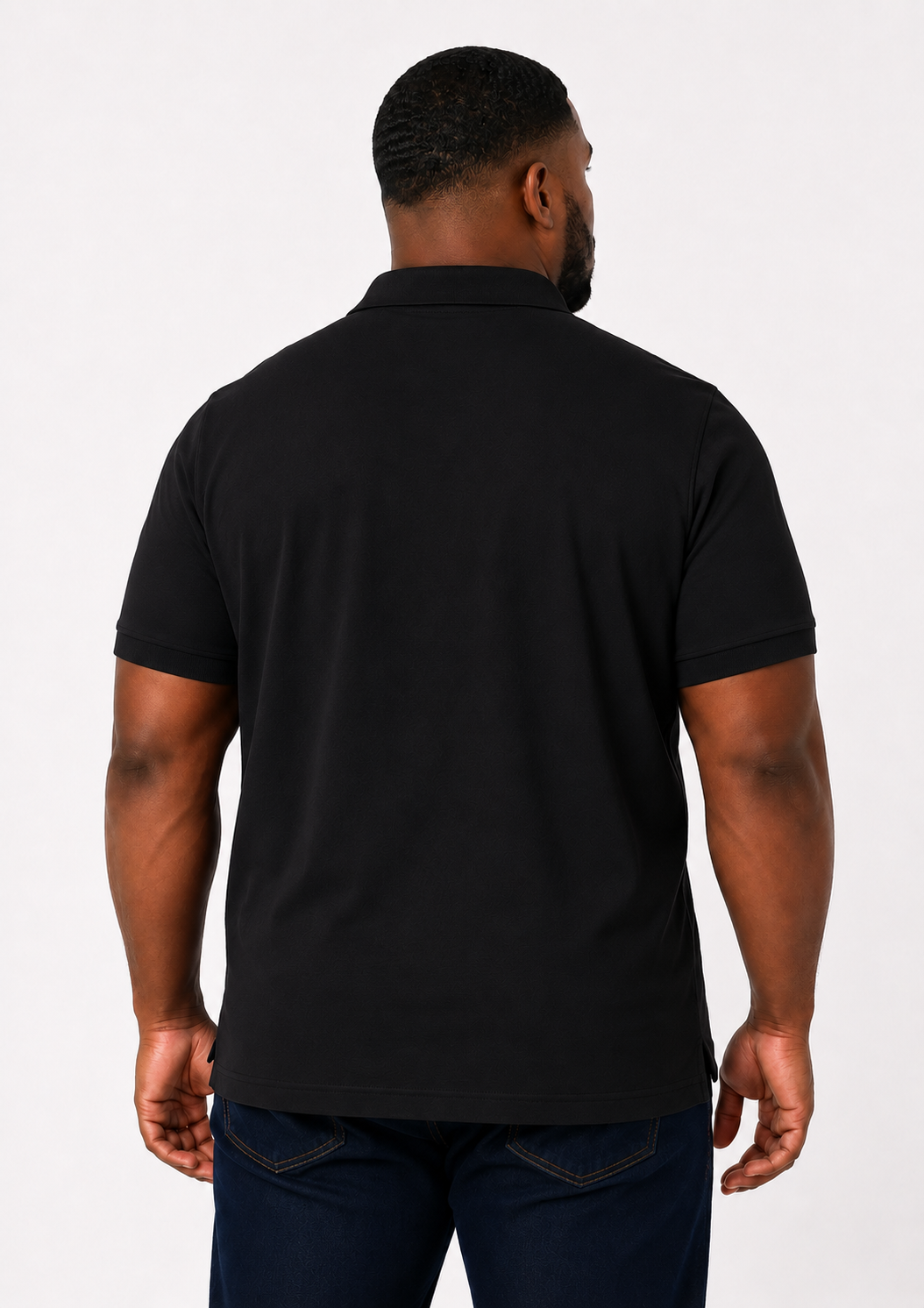 Men's Big & Tall 3-Button Pique Polo Shirt