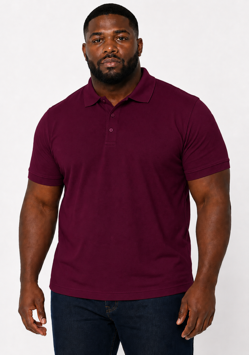 Men's Big & Tall 3-Button Pique Polo Shirt