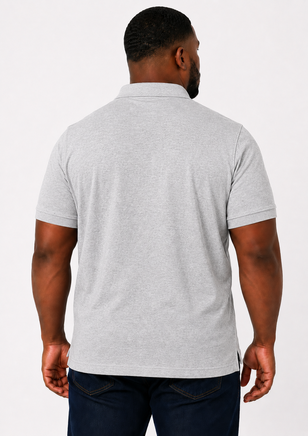 Men's Big & Tall 3-Button Pique Polo Shirt