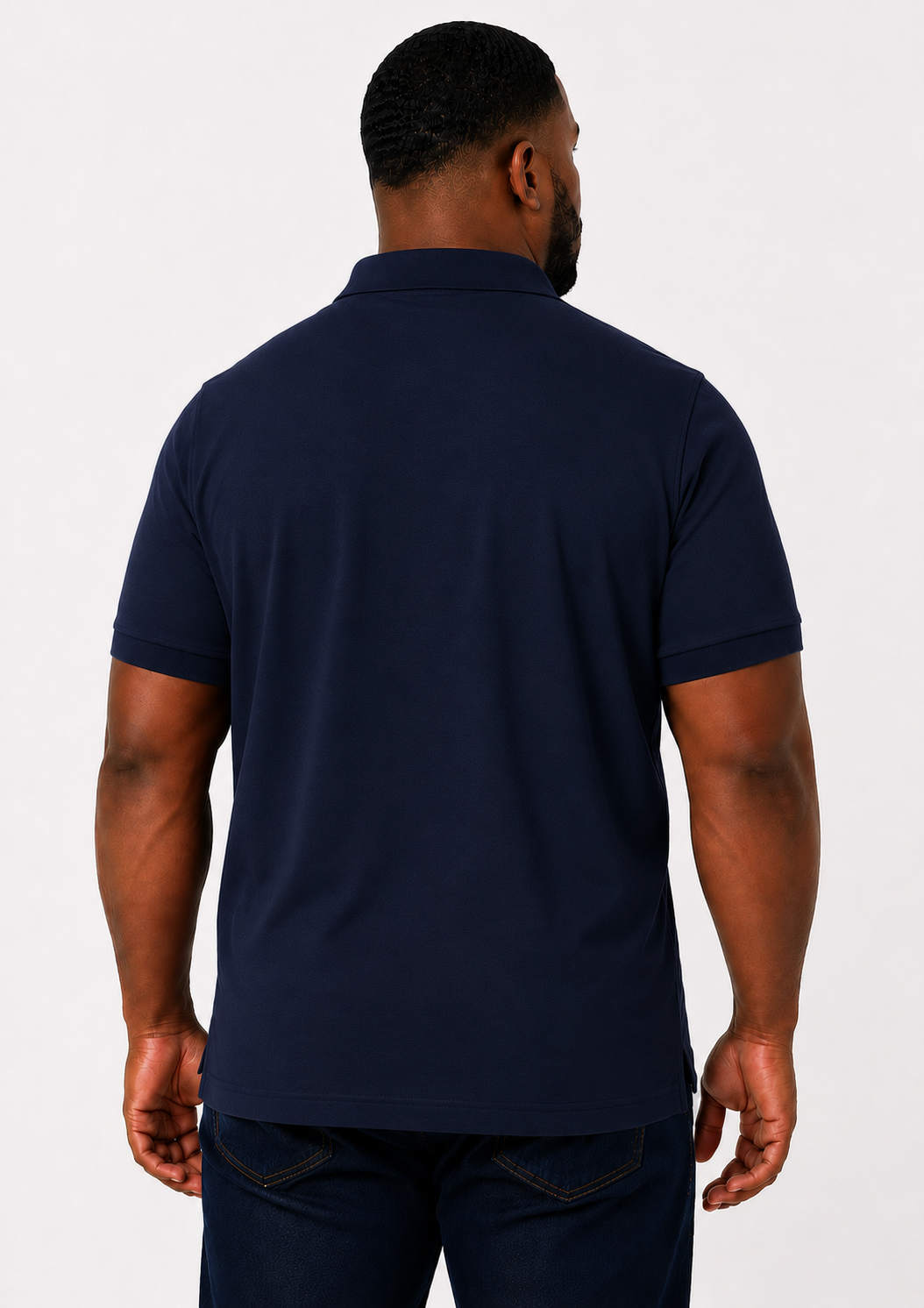 Men's Big & Tall 3-Button Pique Polo Shirt