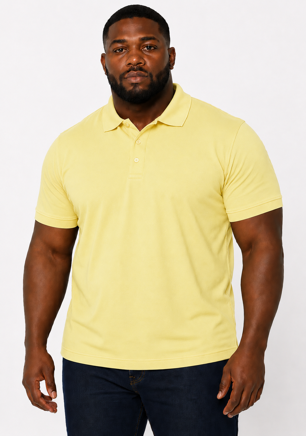 Men's Big & Tall 3-Button Pique Polo Shirt