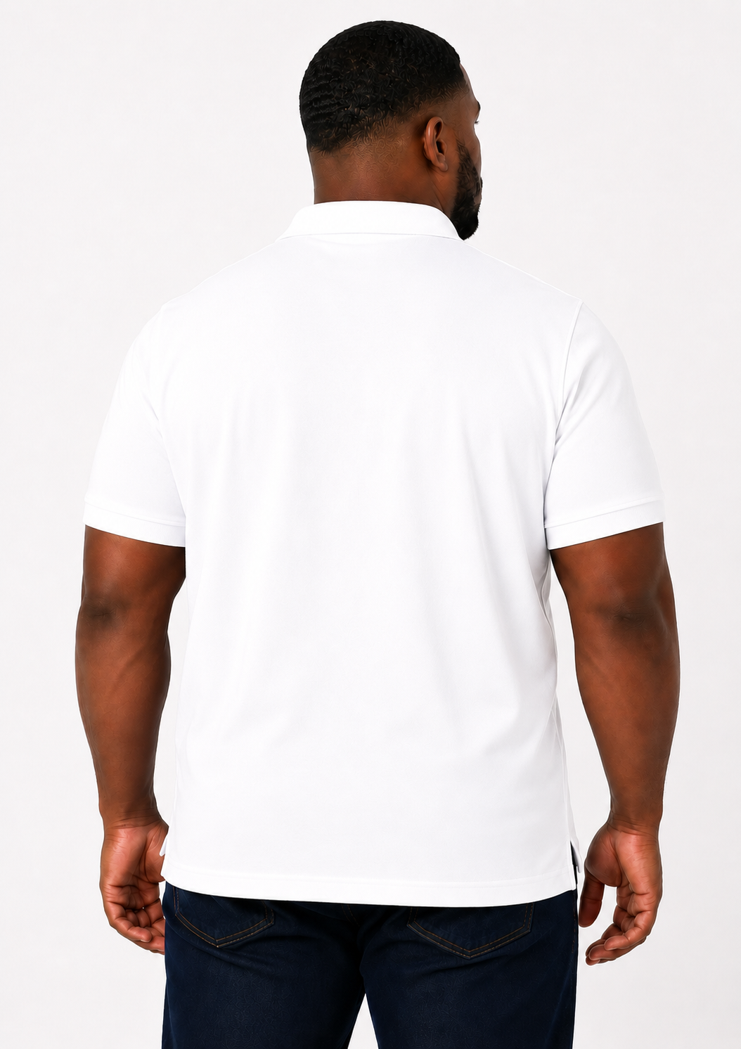 Men's Big & Tall 3-Button Pique Polo Shirt