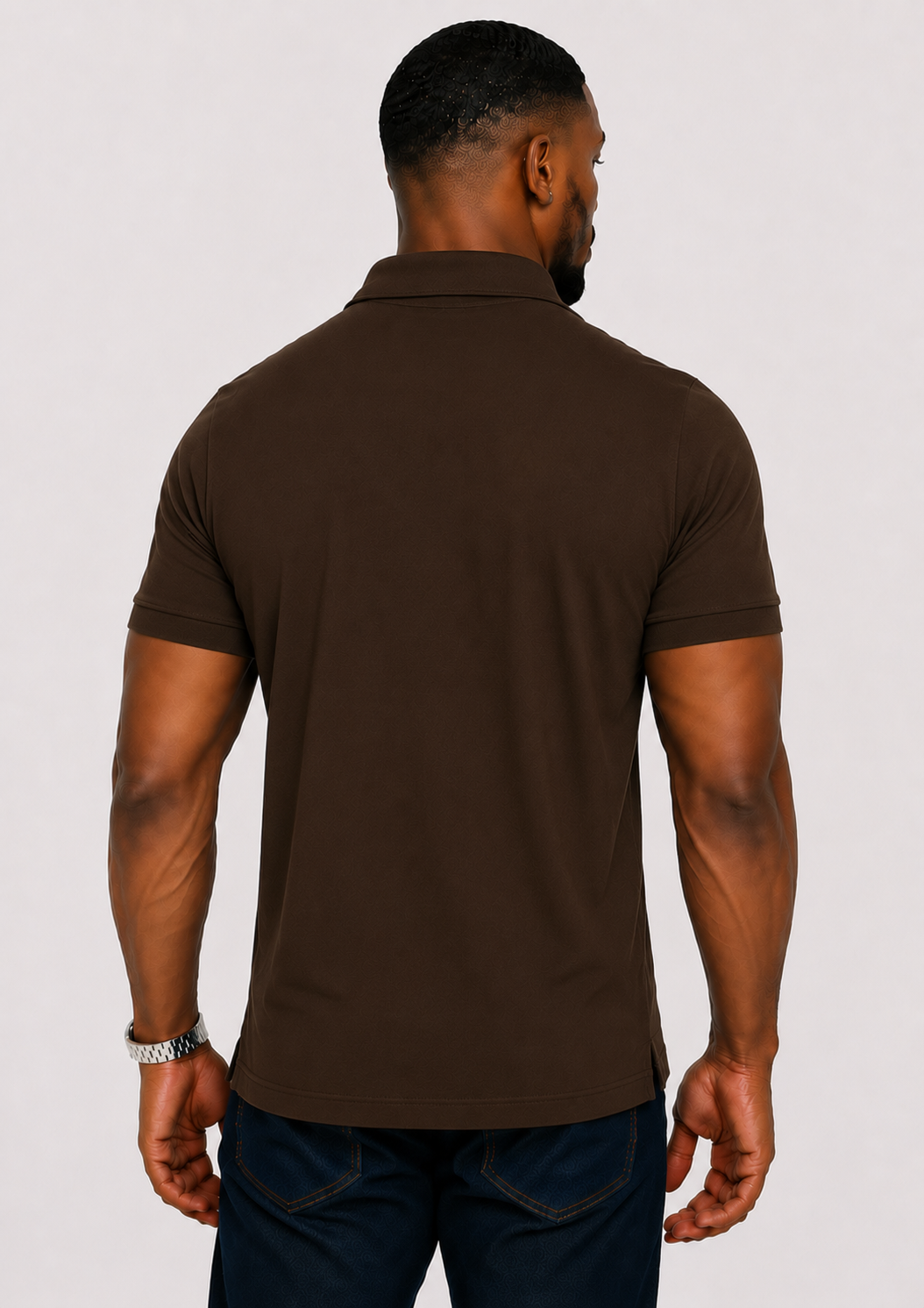Men's 3-Button Pique Polo Shirt