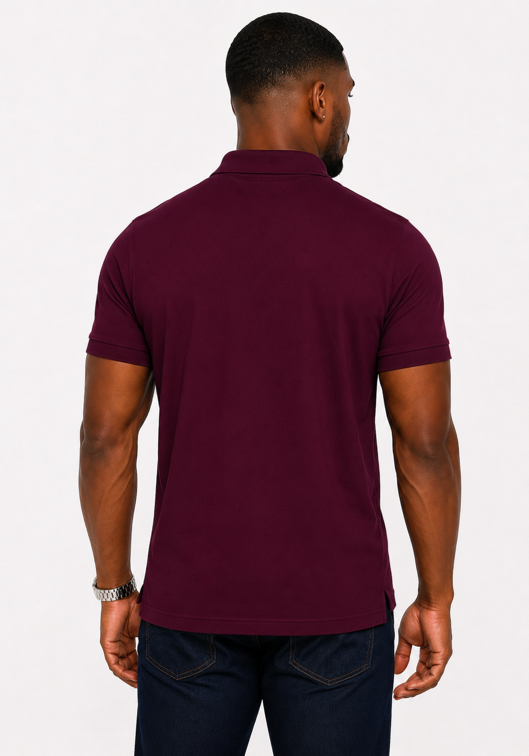 Men's 3-Button Pique Polo Shirt