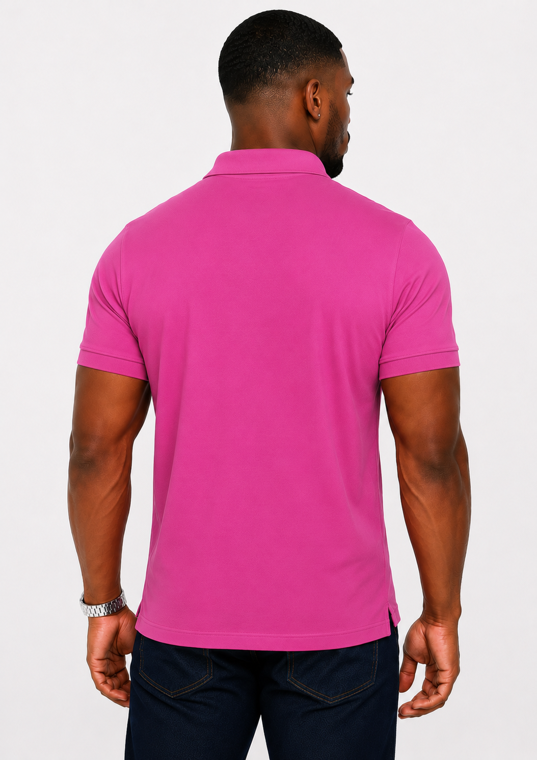 Men's 3-Button Pique Polo Shirt