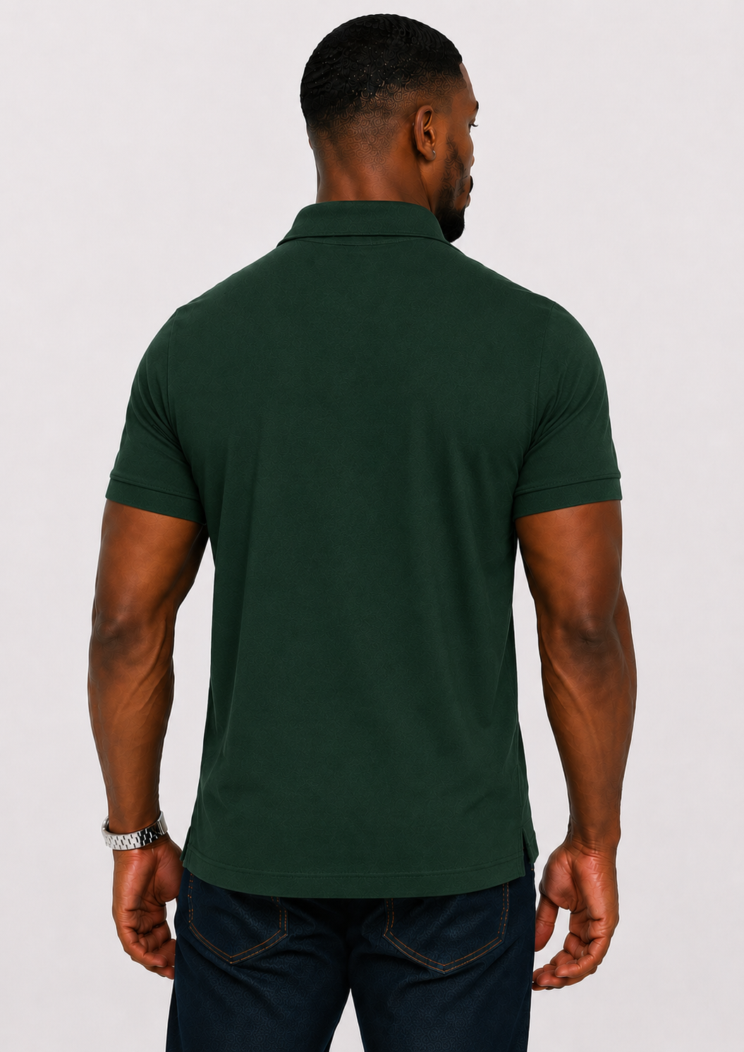 Men's 3-Button Pique Polo Shirt