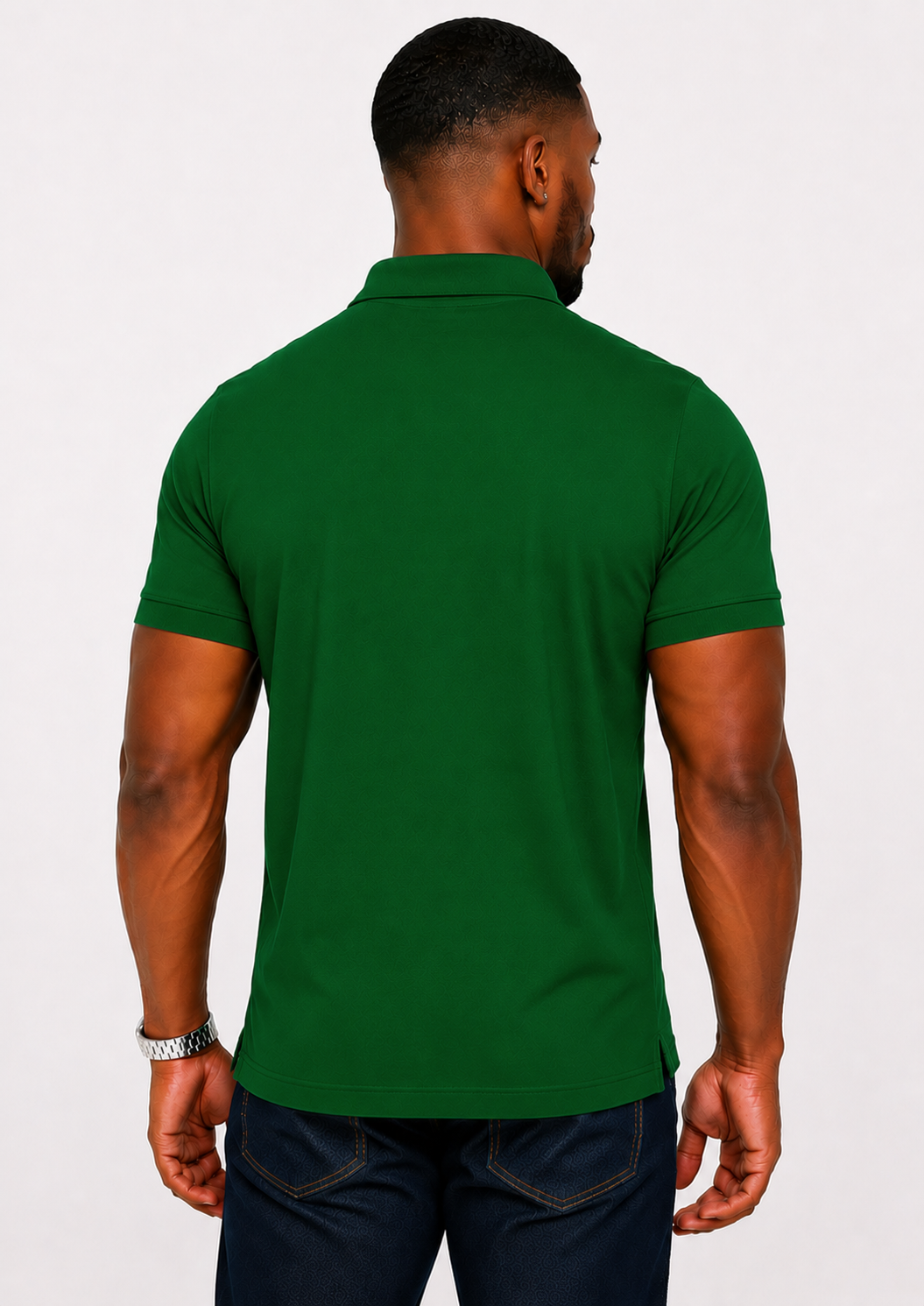 Men's 3-Button Pique Polo Shirt