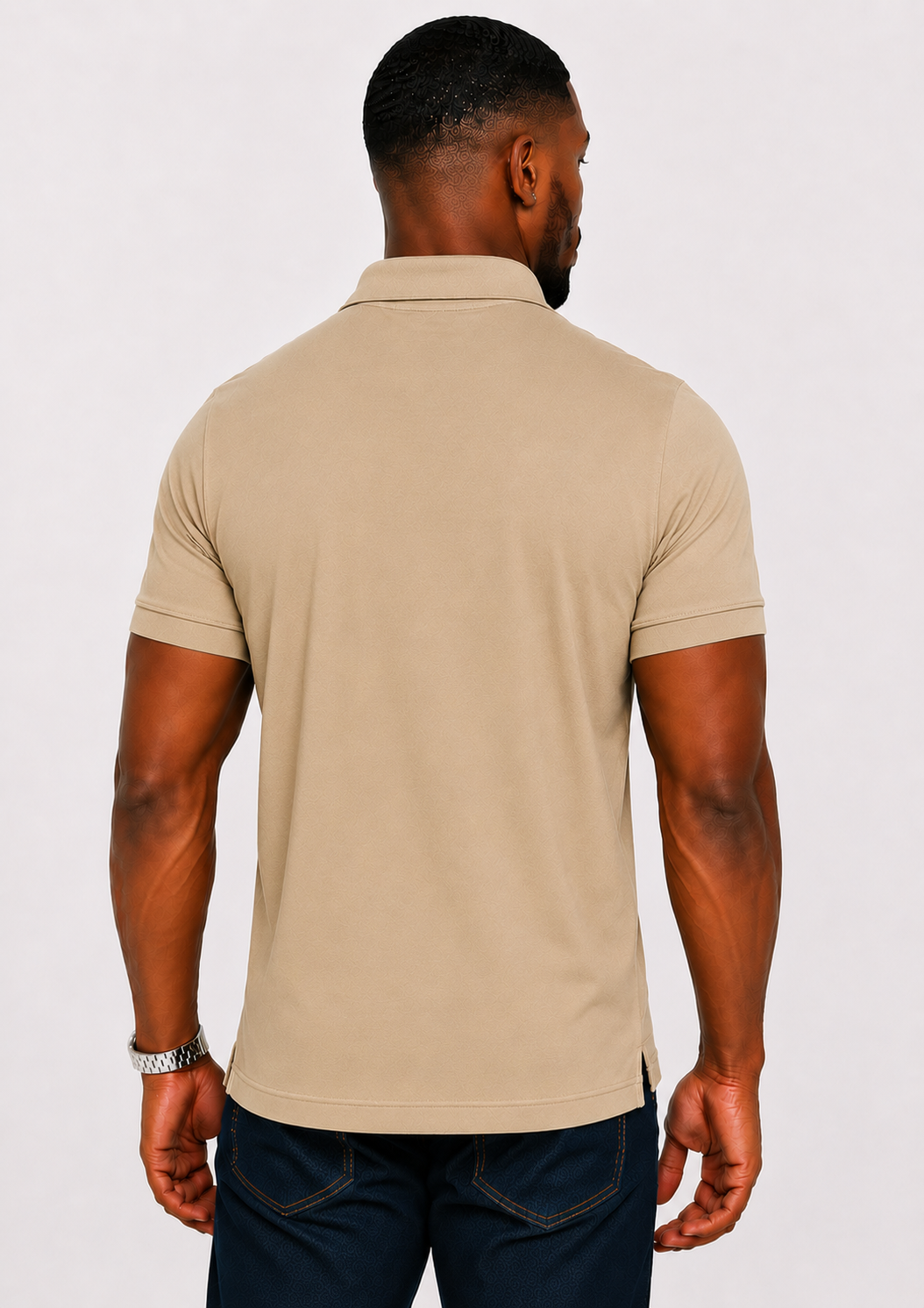 Men's 3-Button Pique Polo Shirt