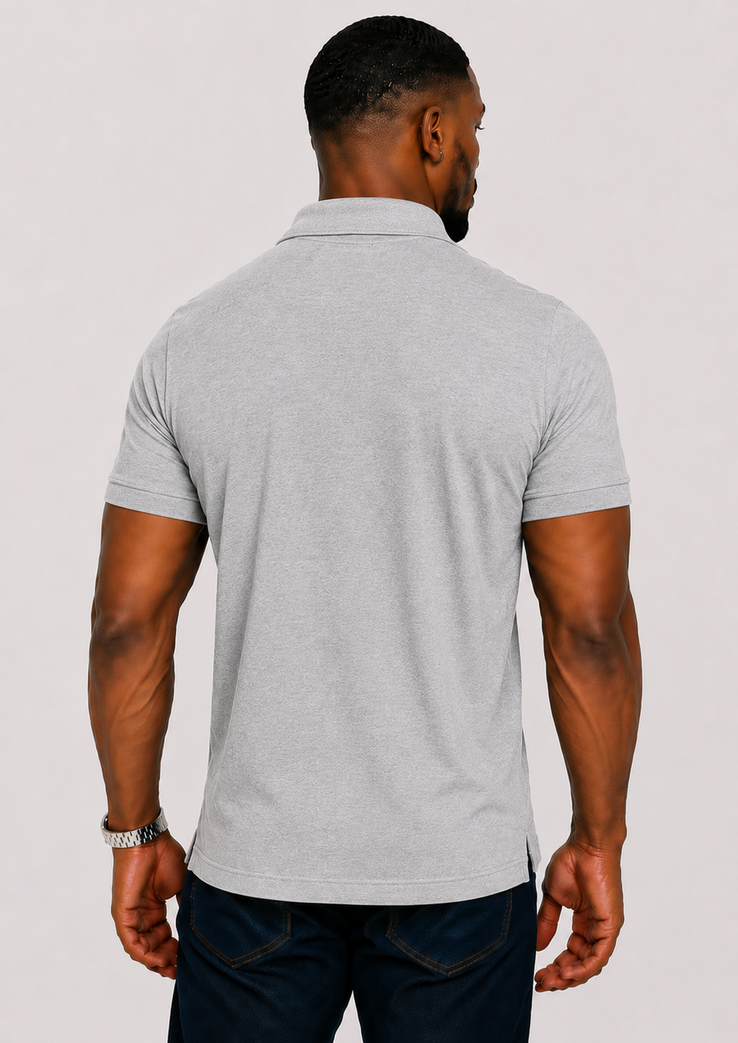 Men's 3-Button Pique Polo Shirt