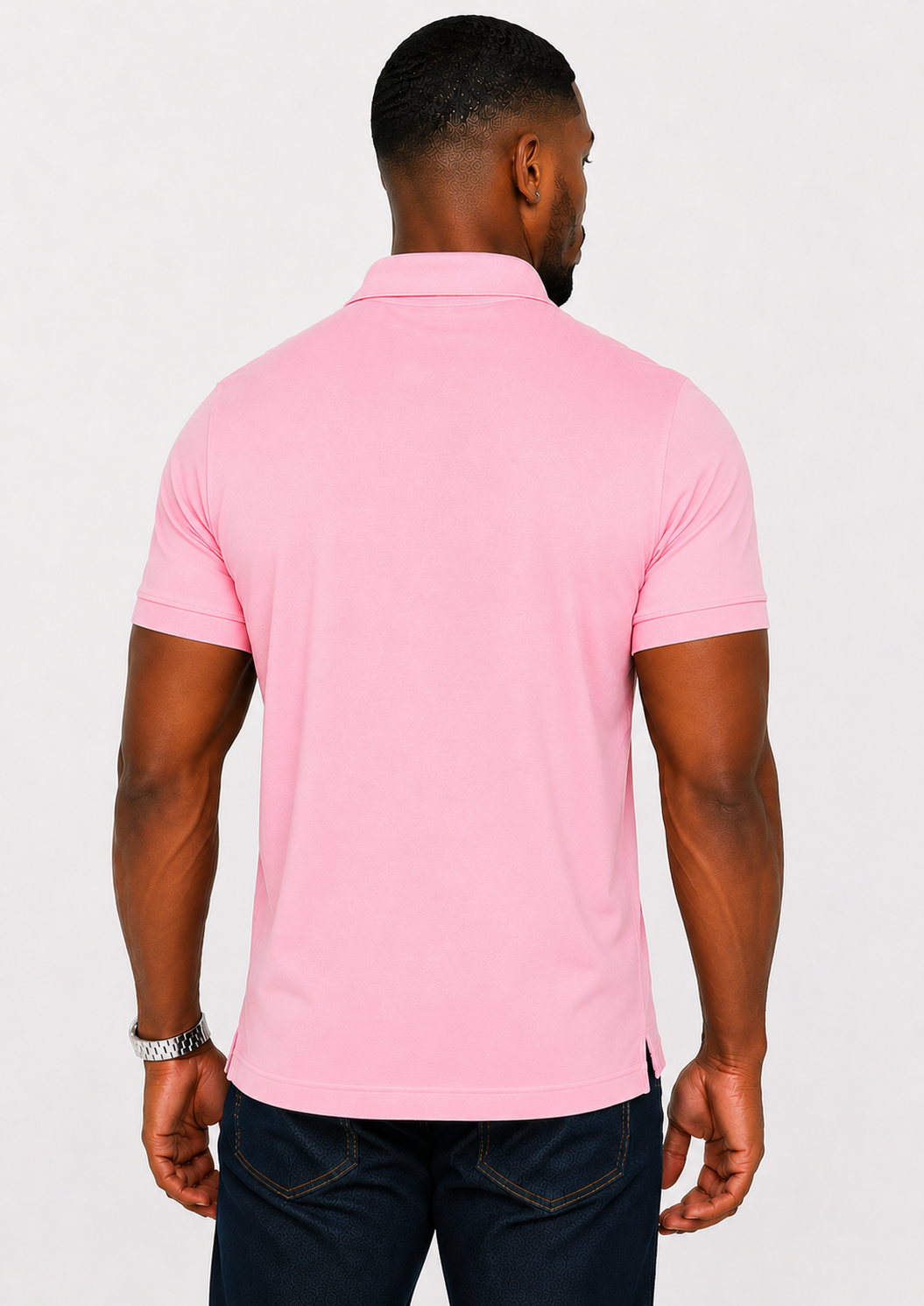 Men's 3-Button Pique Polo Shirt
