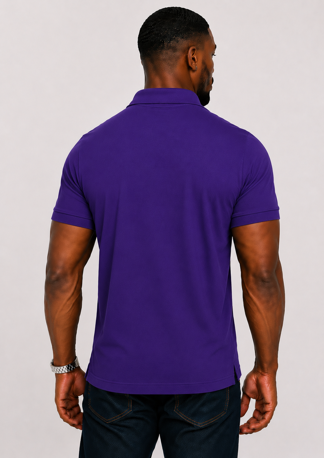 Men's 3-Button Pique Polo Shirt
