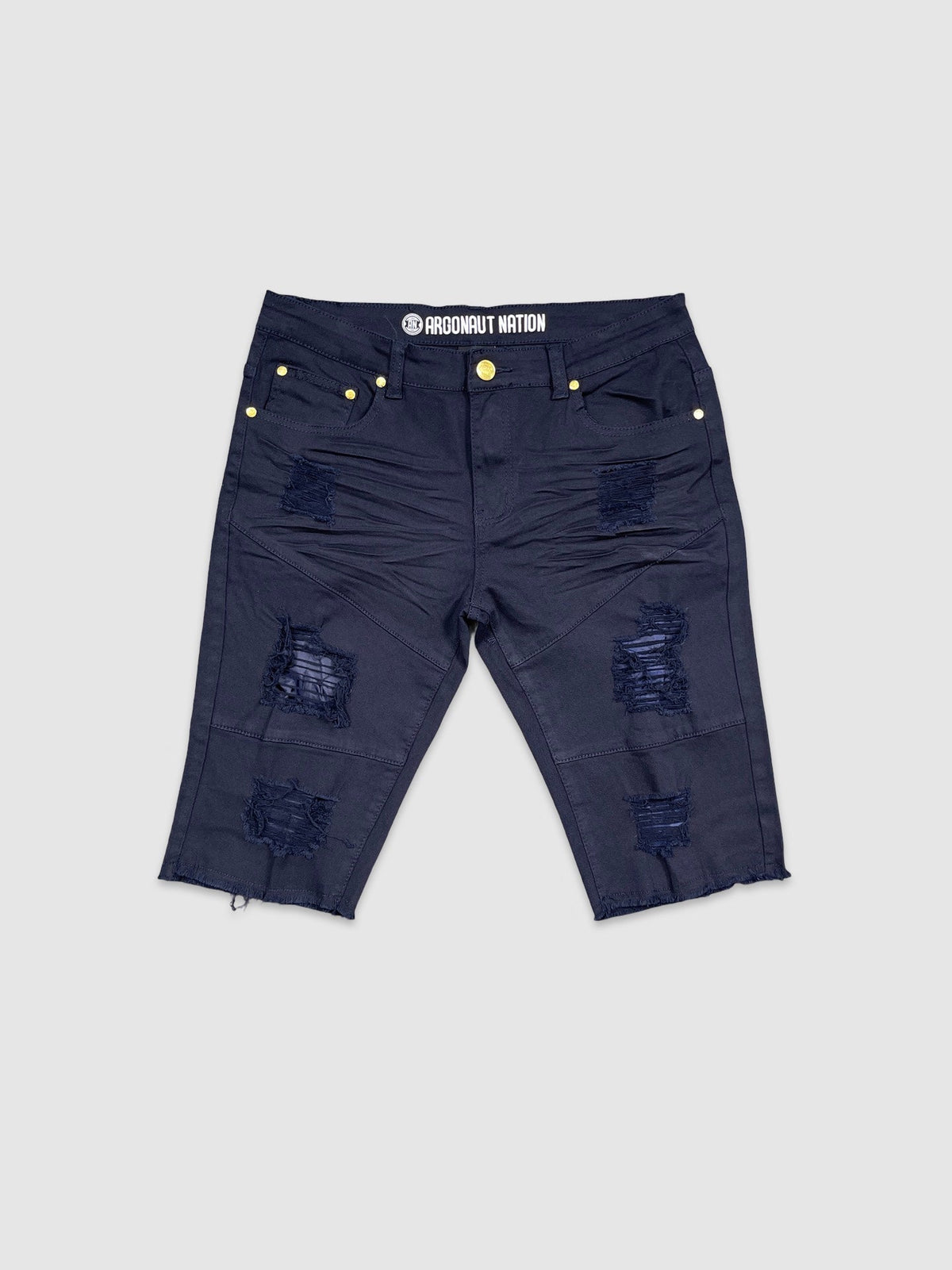 Ripped Shorts - Navy