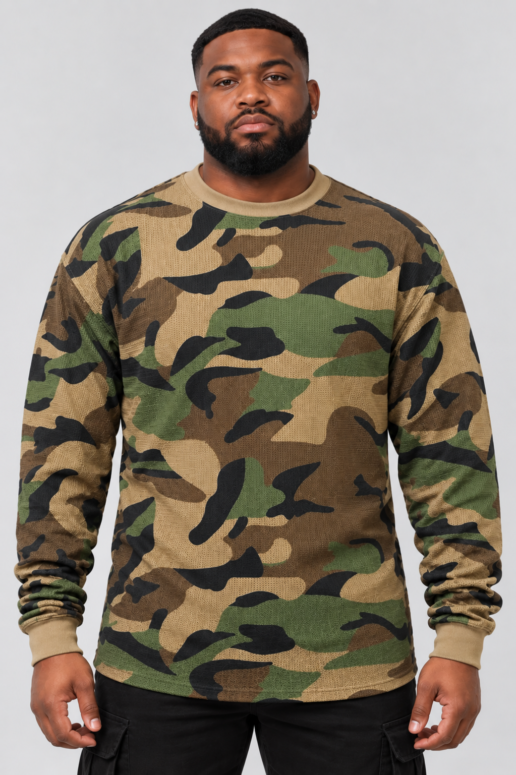 Men's Big & Tall Heavyweight Thermal Long Sleeve Shirt