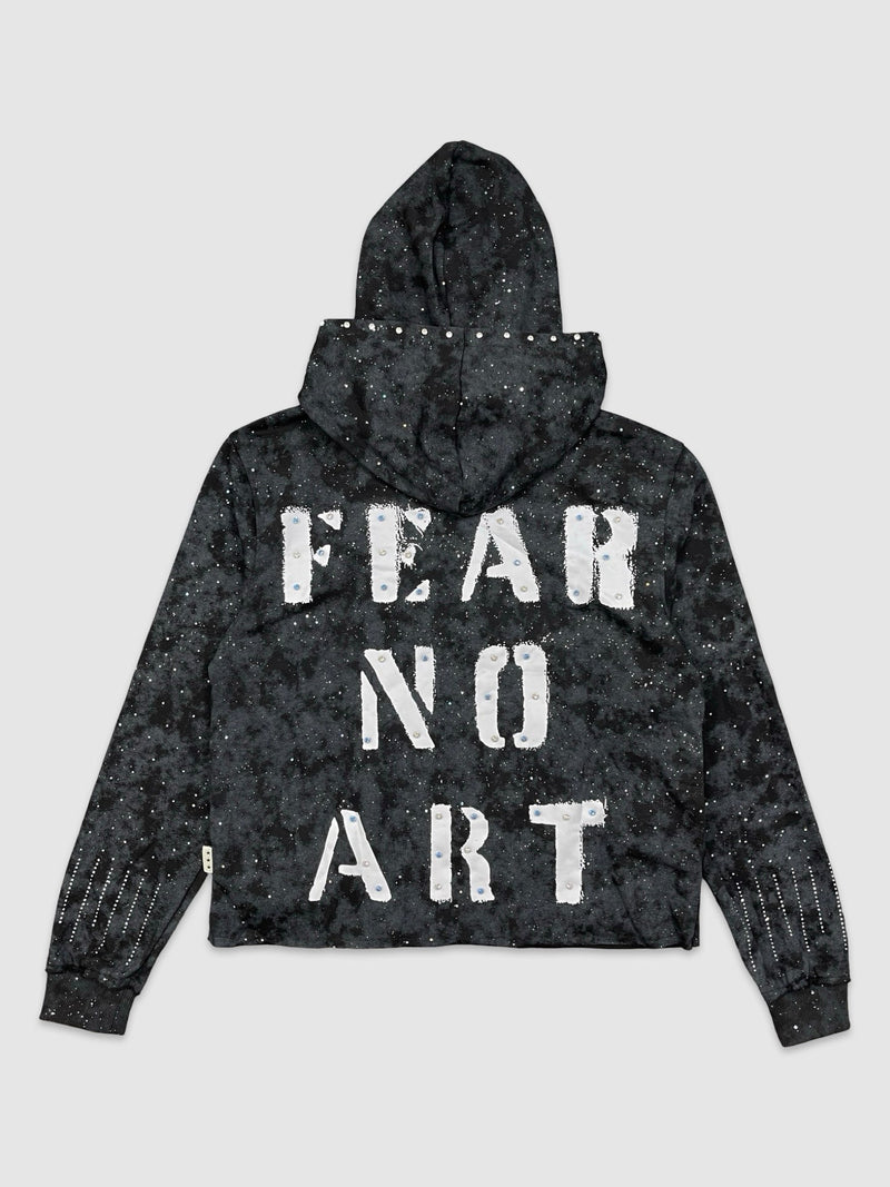 Fear No Art Cropped Hoodie — alternate view